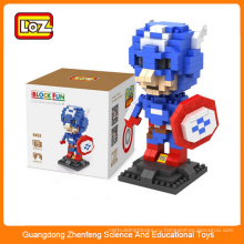 KID Пластиковые Просветительные Кирпичные Игрушки Mini Super Hero LOZ Building Block